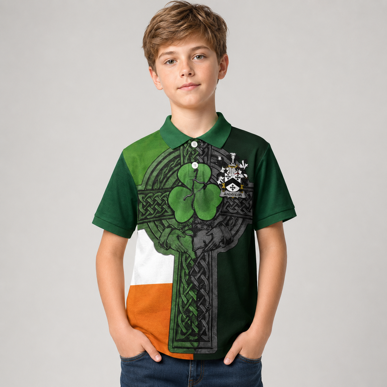 Irish-Inspired Kids' Polo Shirts