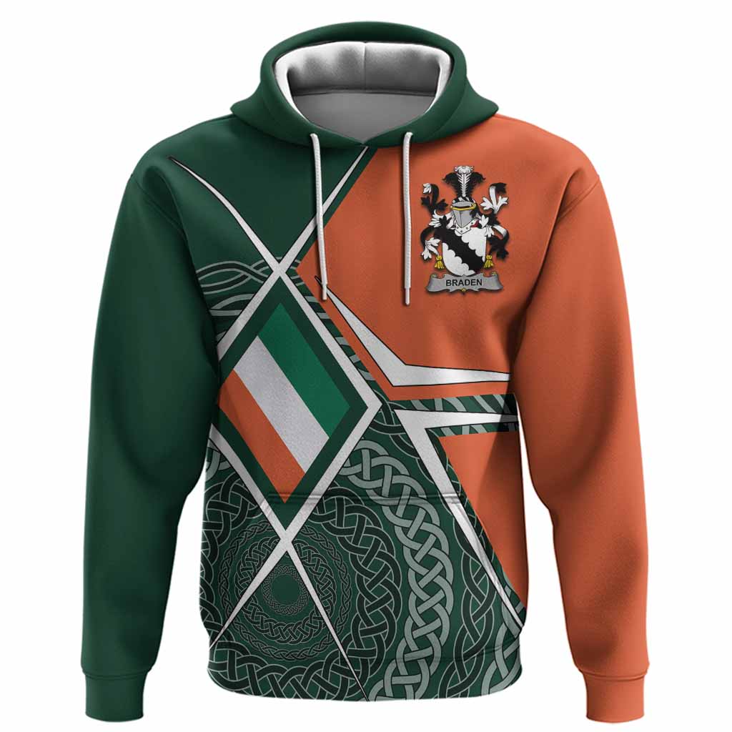 Braden Irish Coat of Arms Hoodie Celtic Geometry