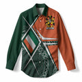 Brooke Irish Coat of Arms Women’s Casual Shirt Celtic Geometry