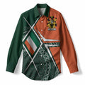 Browne Irish Coat of Arms Women’s Casual Shirt Celtic Geometry