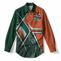 Cosby Irish Coat of Arms Women’s Casual Shirt Celtic Geometry