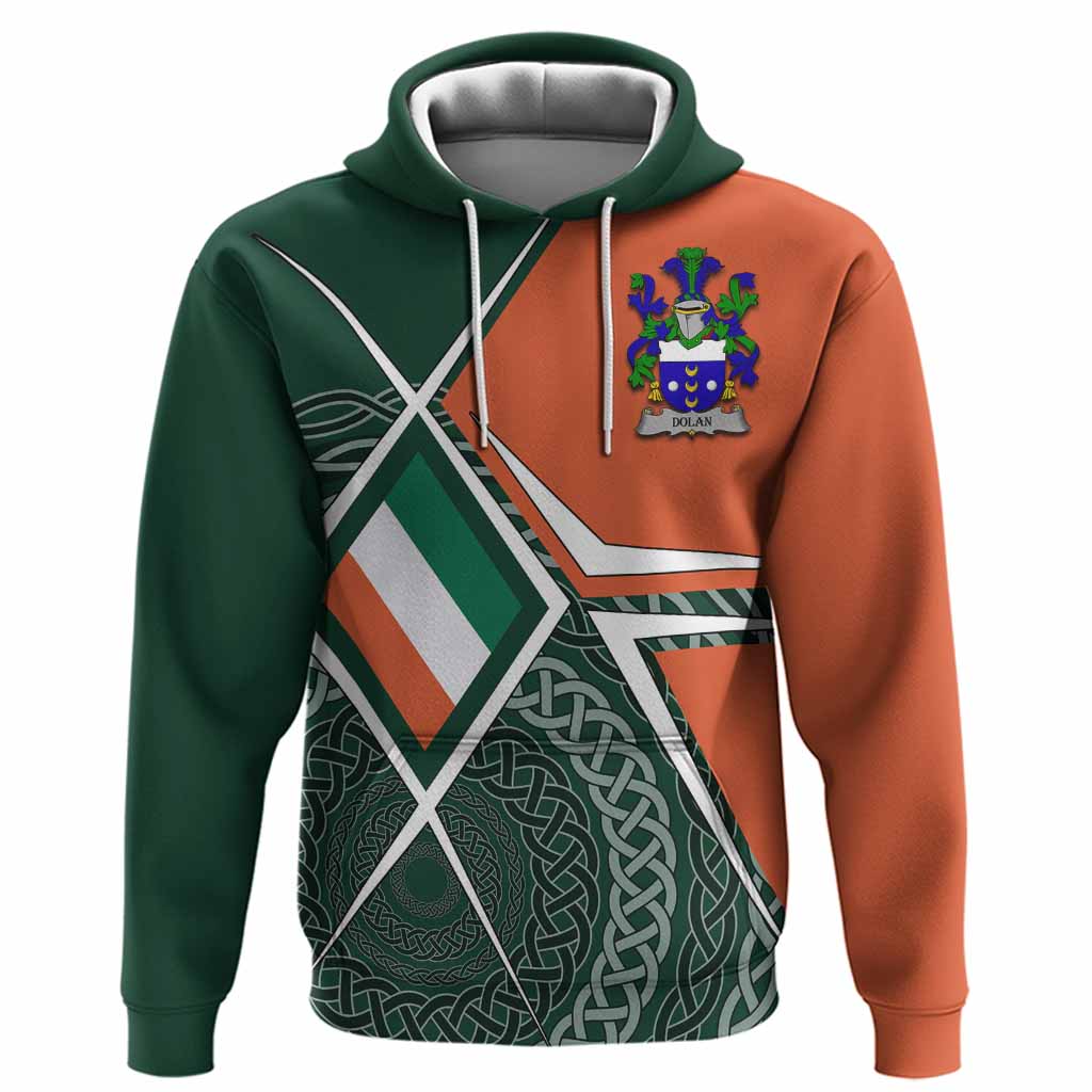 Dolan Irish Coat of Arms Hoodie Celtic Geometry
