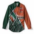 Fallon Irish Coat of Arms Women’s Casual Shirt Celtic Geometry