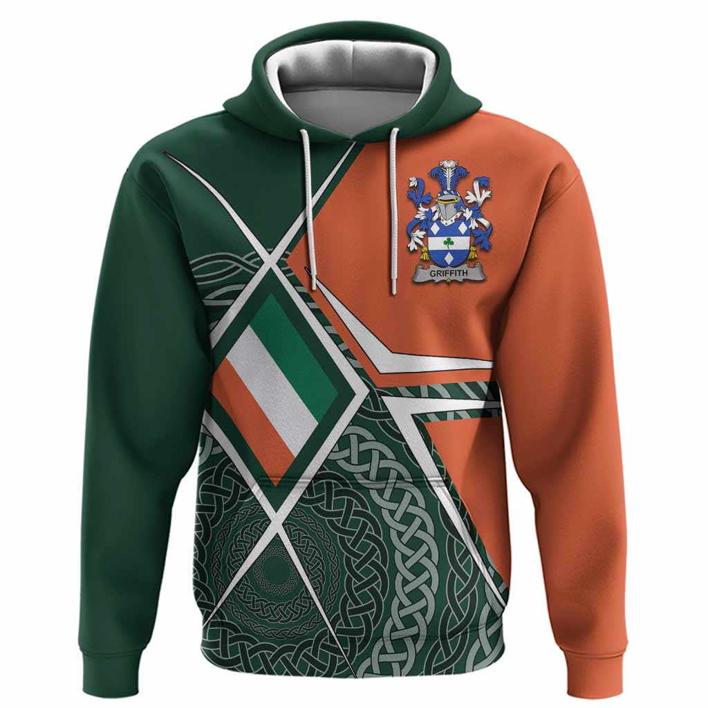 Griffith Irish Coat of Arms Hoodie Celtic Geometry