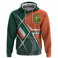 McHugh Irish Coat of Arms Hoodie Celtic Geometry