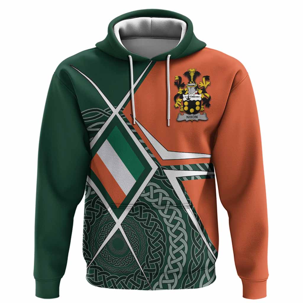 Nixon Irish Coat of Arms Hoodie Celtic Geometry