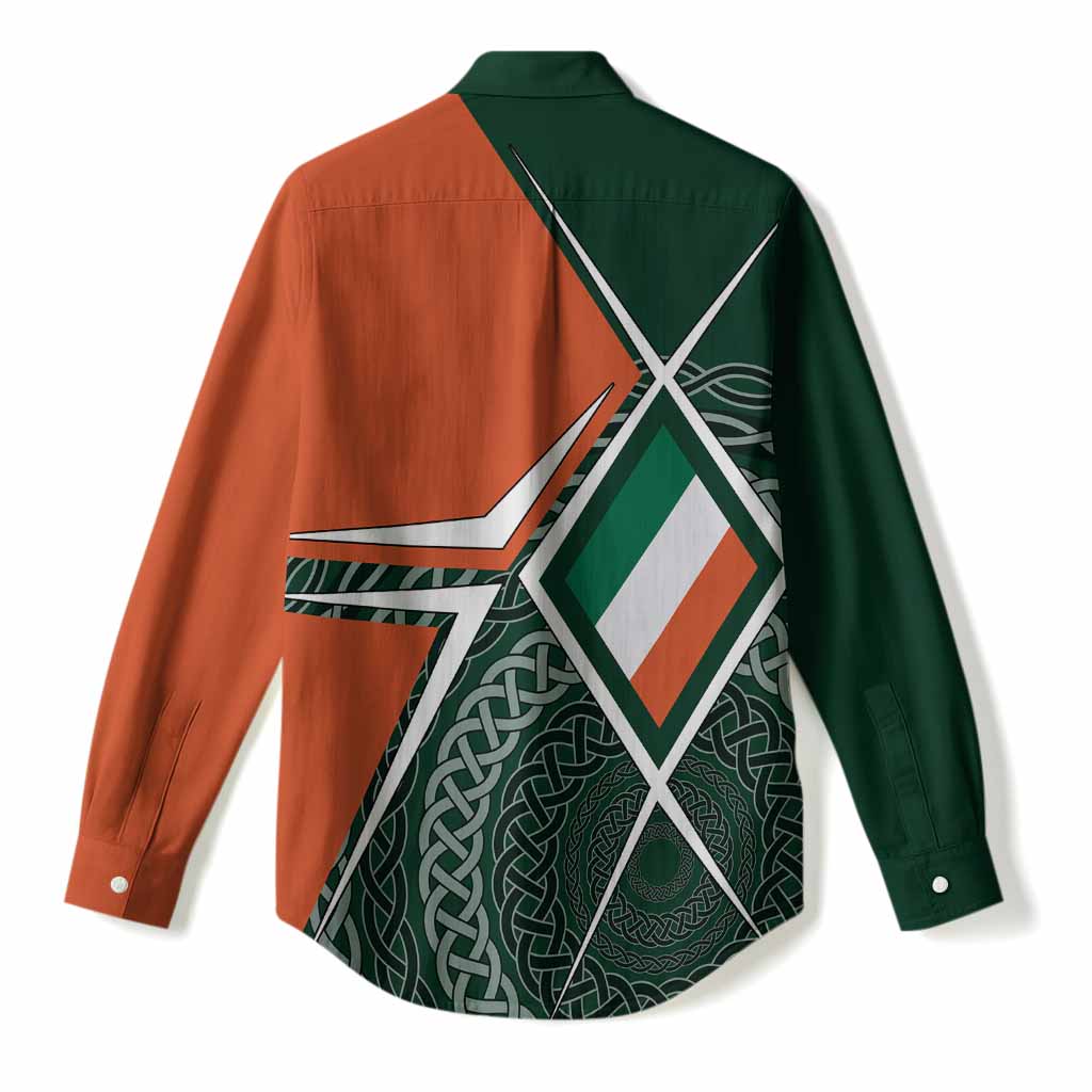 O'Connor (Sligo) Irish Coat of Arms Women’s Casual Shirt Celtic Geometry