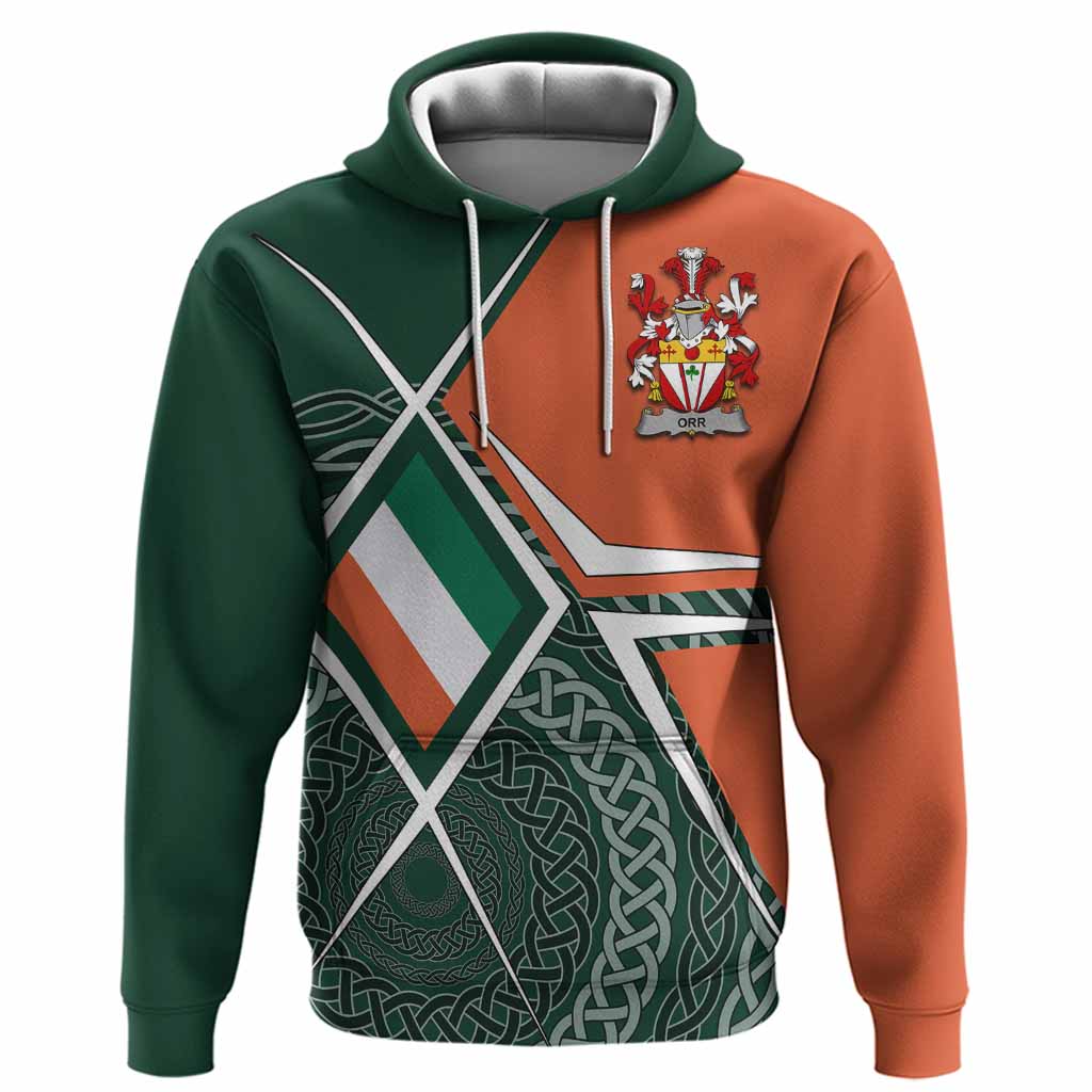 Orr Irish Coat of Arms Hoodie Celtic Geometry