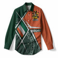 Wentworth Irish Coat of Arms Women’s Casual Shirt Celtic Geometry