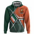 Wiggat Irish Coat of Arms Hoodie Celtic Geometry